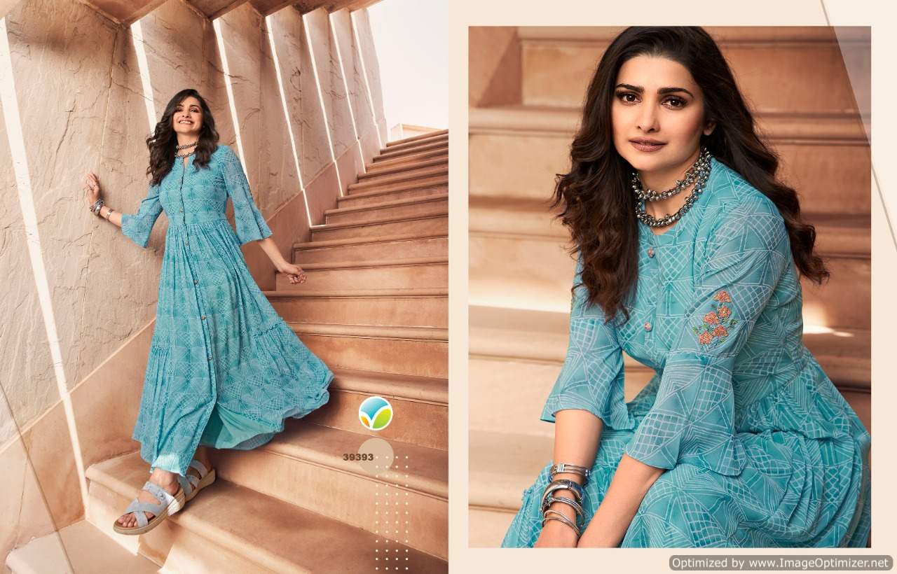 Vinay Tumbaa Dynamic Fancy Designer Georgette Party Wear Anarkali Kurti Collection